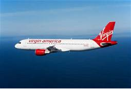Virgin America airline: Source: Virgin America 